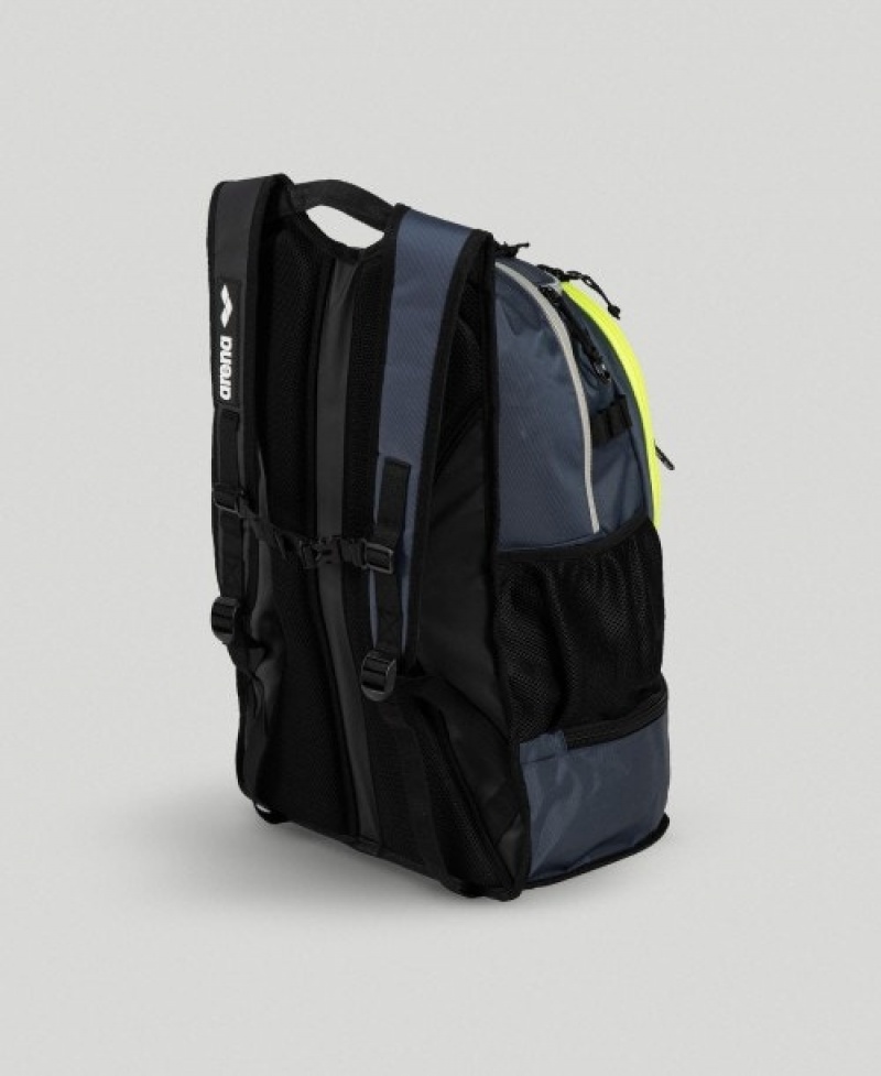 Navy Arena Fastpack 3.0 40 L Men's Backpacks | 11184216