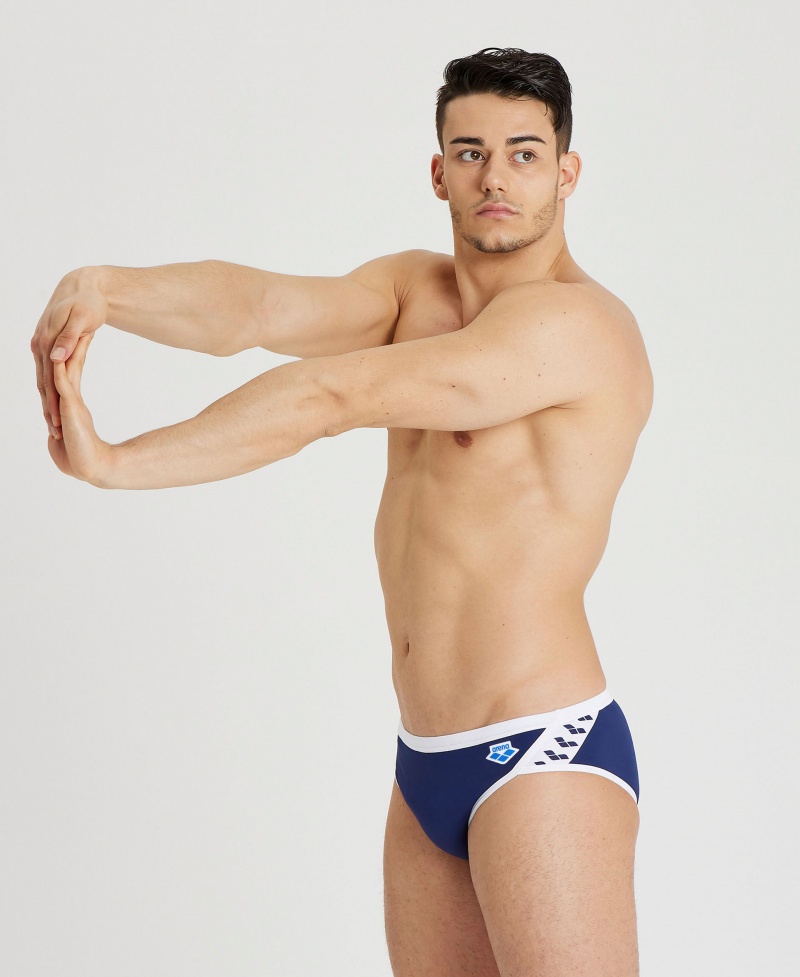 Navy Arena Icons Men's Briefs | 5290337