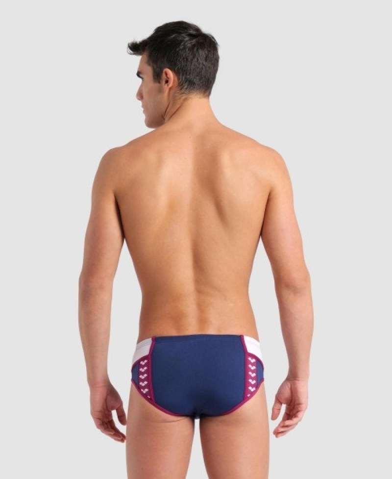 Navy Arena Icons Panel Men's Briefs | 71374027