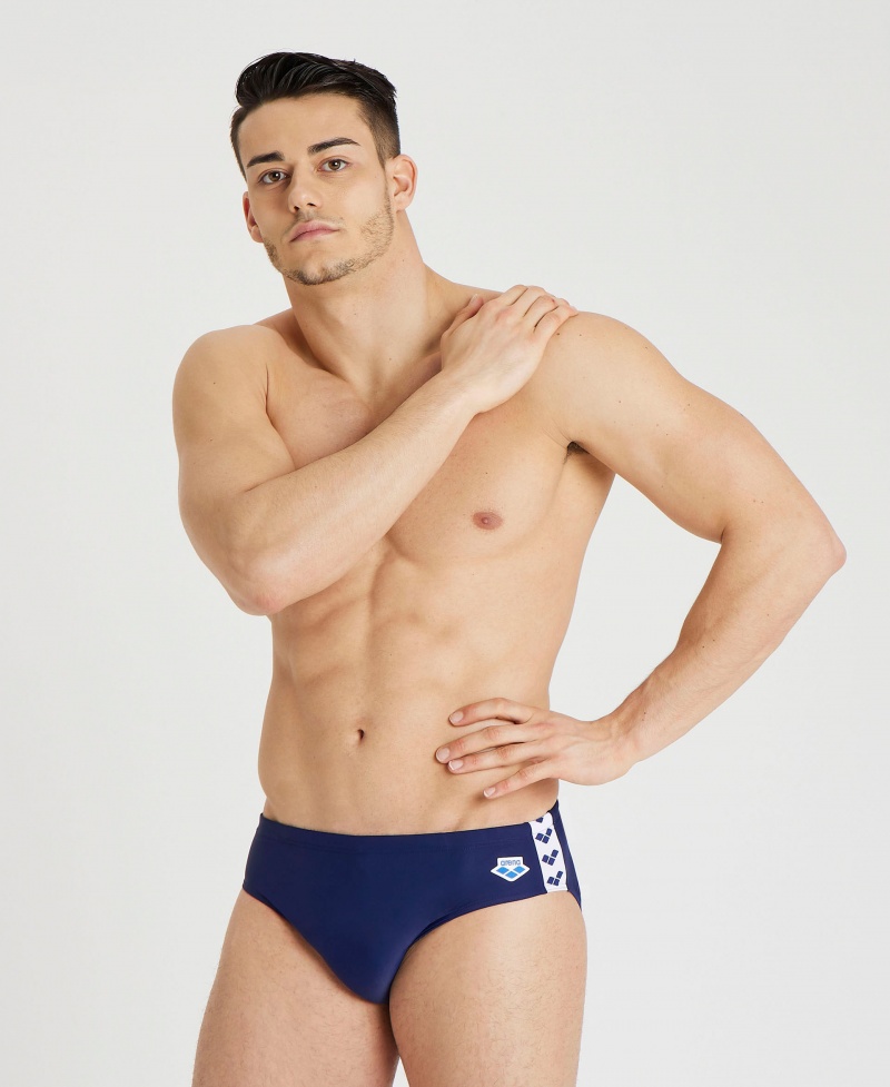 Navy Arena Icons Solid Men\'s Briefs | 37873068