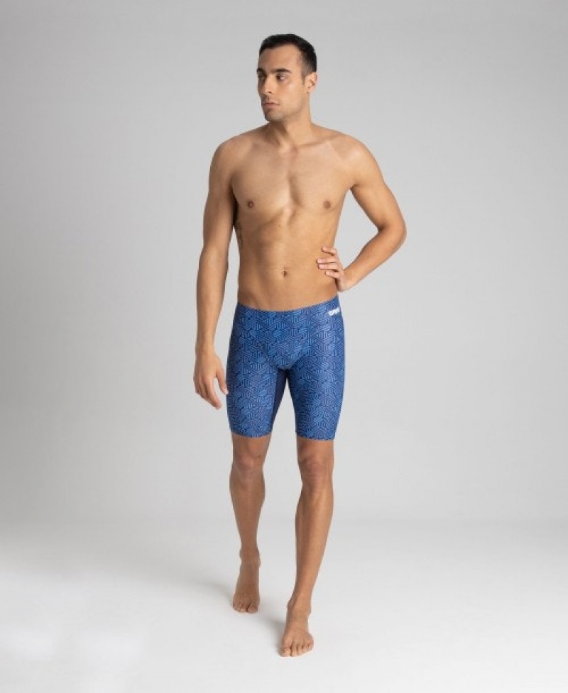 Navy Arena Kikko Jammer Men's Swim Shorts | 57062074