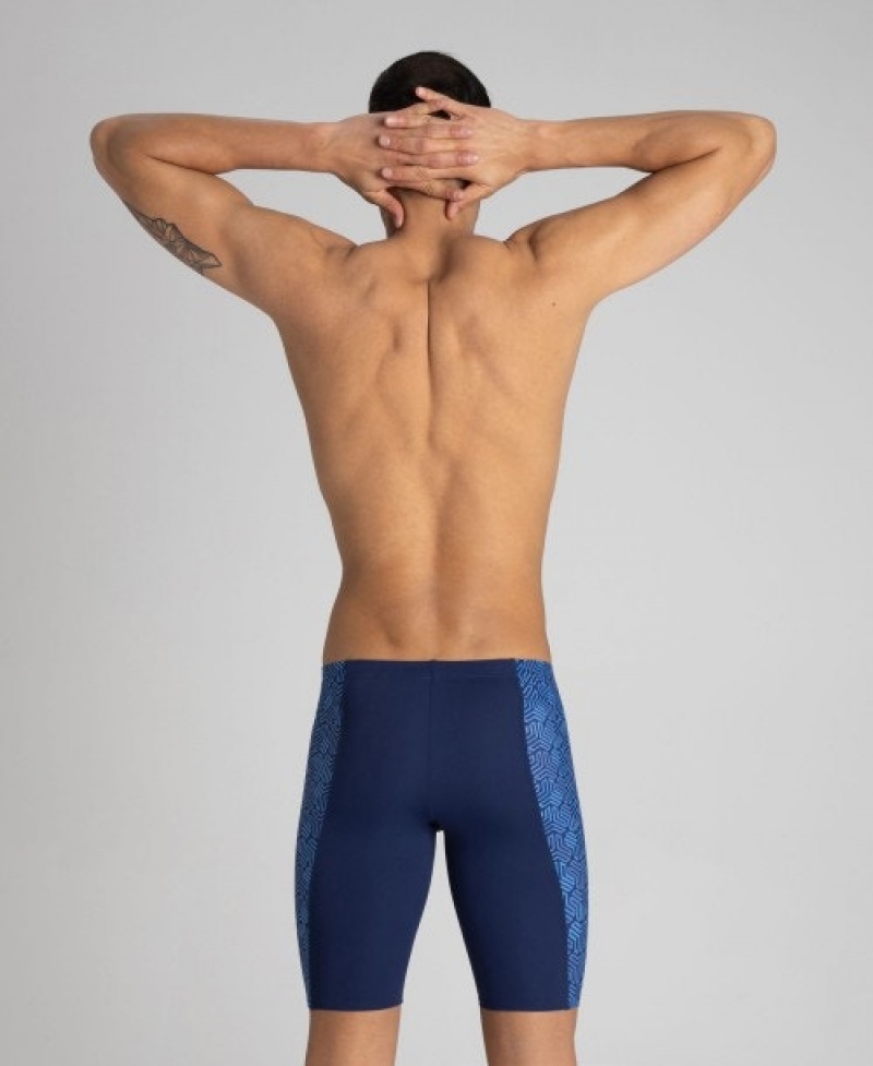 Navy Arena Kikko Jammer Men's Swim Shorts | 57062074