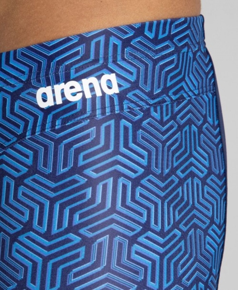 Navy Arena Kikko Jammer Men's Swim Shorts | 57062074