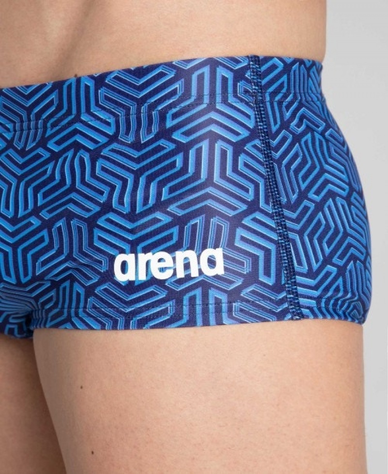 Navy Arena Kikko Low Waisted Men's Swim Trunks | 88114999