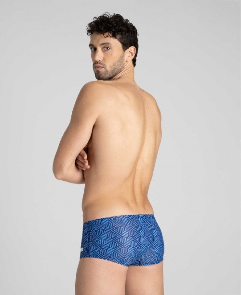 Navy Arena Kikko Low Waisted Men's Swim Trunks | 88114999