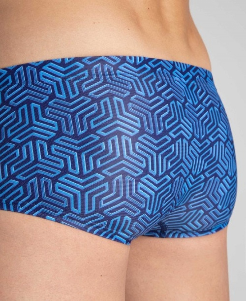 Navy Arena Kikko Low Waisted Men's Swim Trunks | 88114999