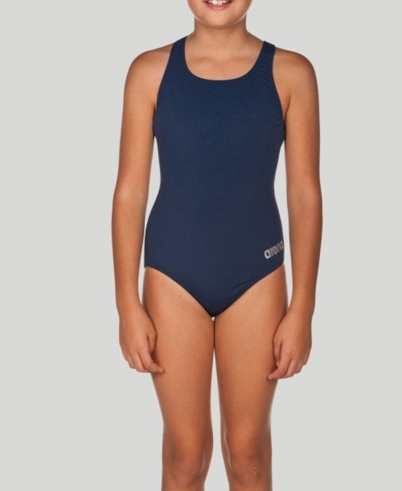 Navy Arena Madison Youth Swim Pro Back Girls' Swimsuits | 88140879