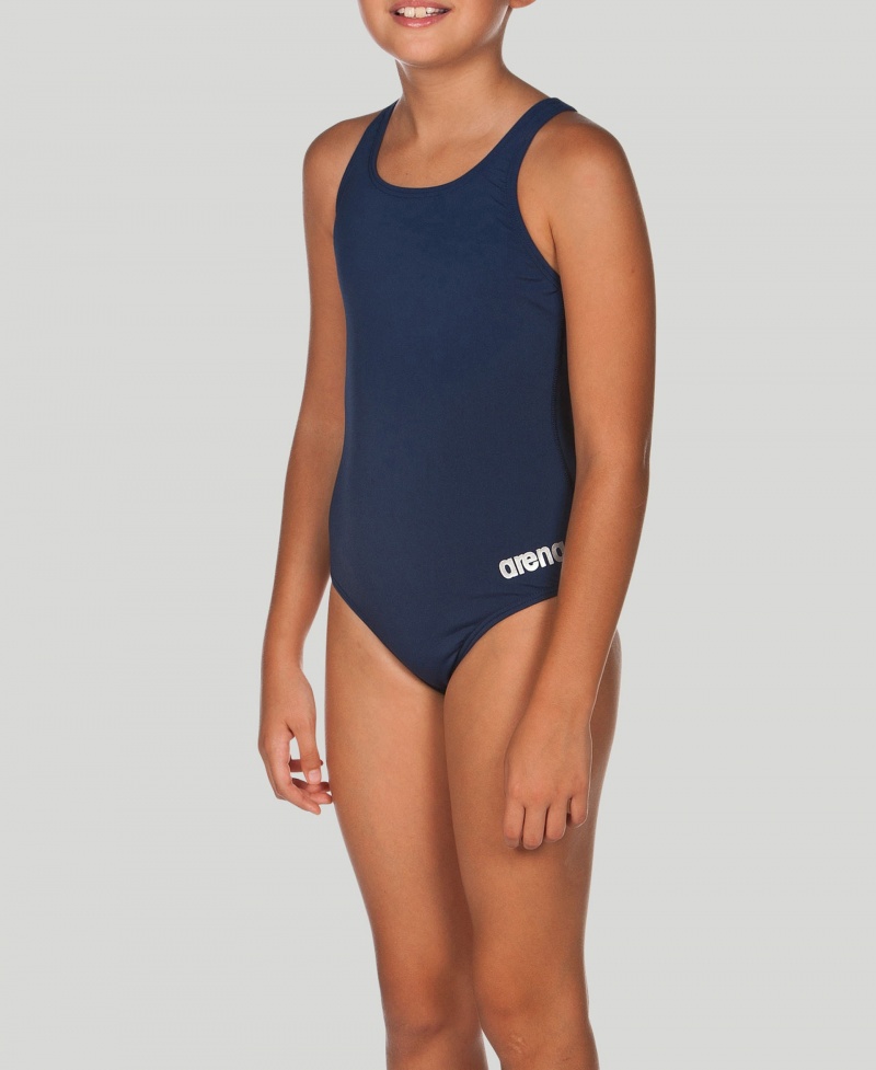 Navy Arena Madison Youth Swim Pro Back Girls' Swimsuits | 88140879