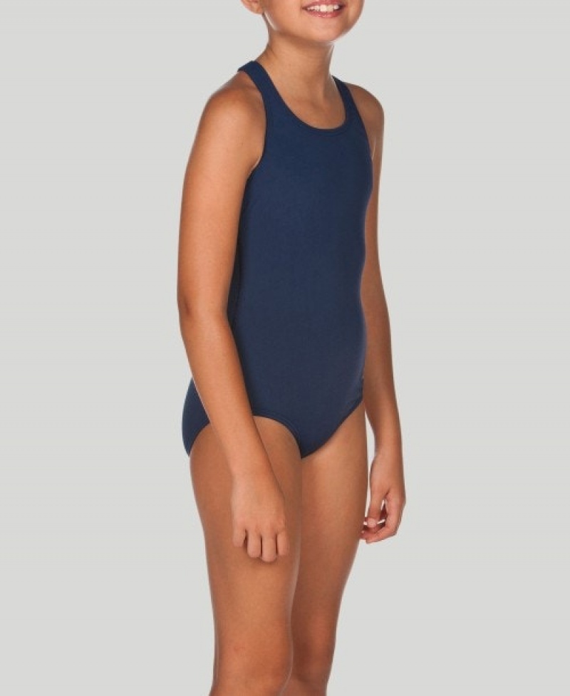 Navy Arena Madison Youth Swim Pro Back Girls' Swimsuits | 88140879