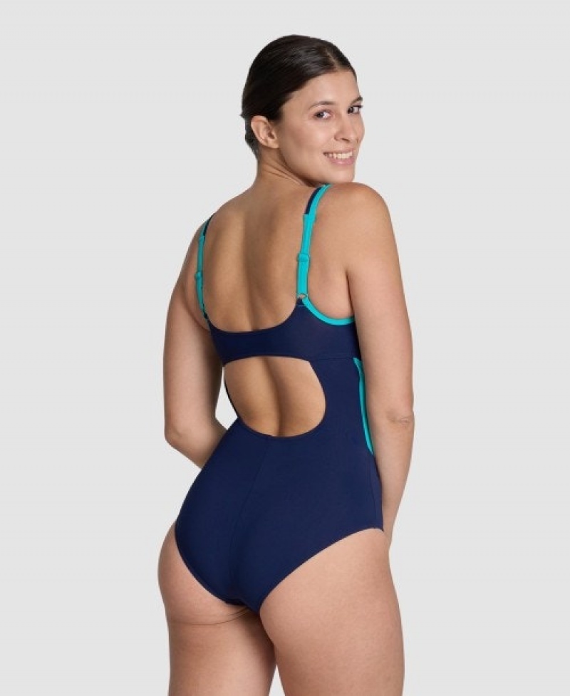 Navy Arena Makimurax Women's Swimsuits | 54008421