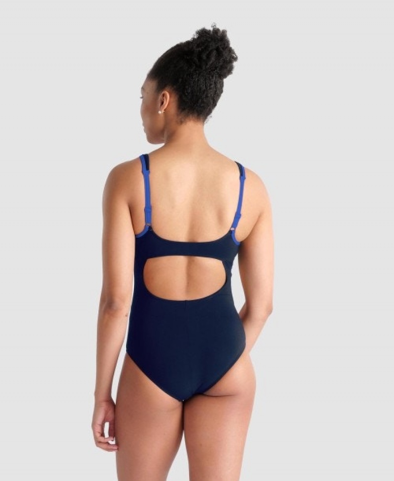 Navy Arena Makimurax Women's Swimsuits | 94025208