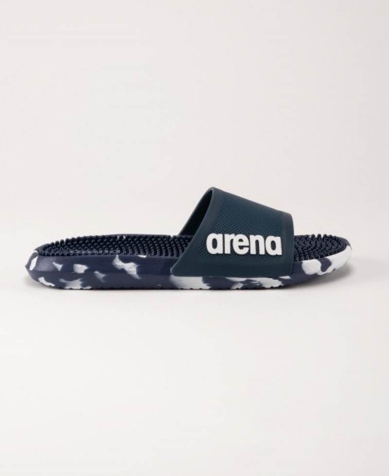 Navy Arena Marco Bi Pool Men's Slides | 83935964