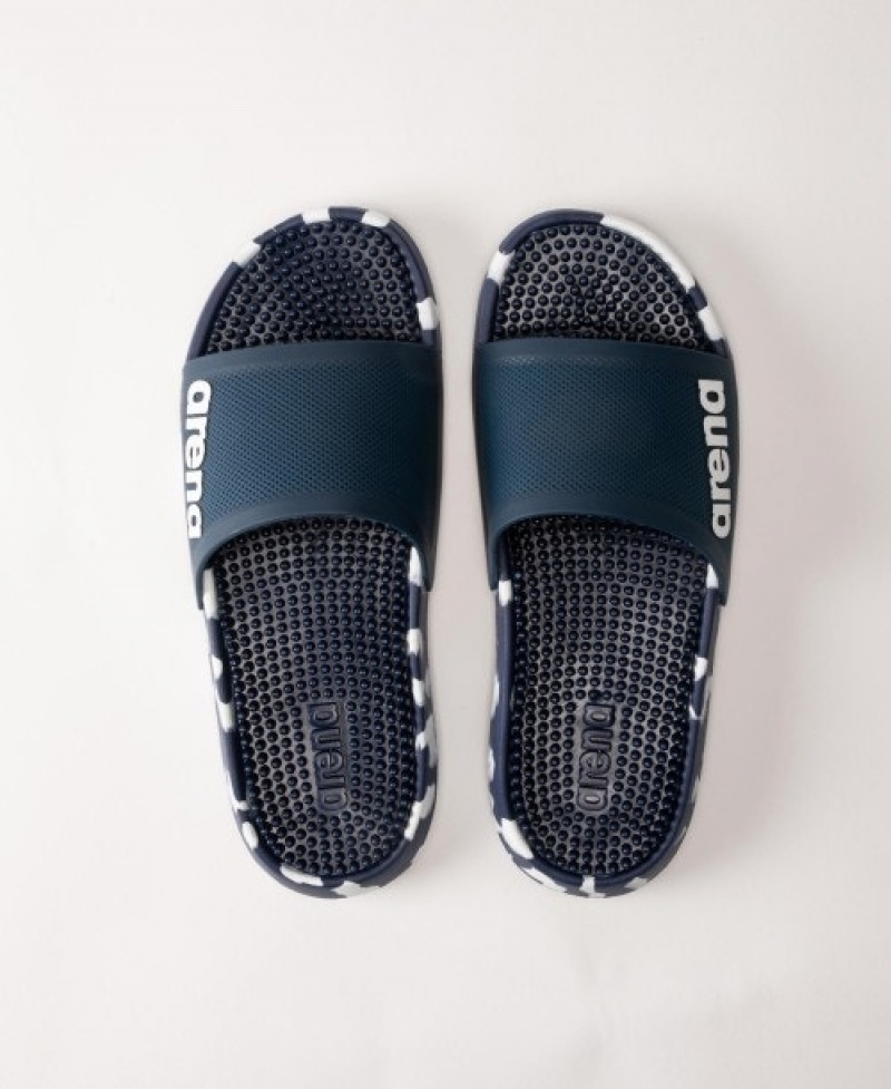 Navy Arena Marco Bi Pool Men's Slides | 83935964