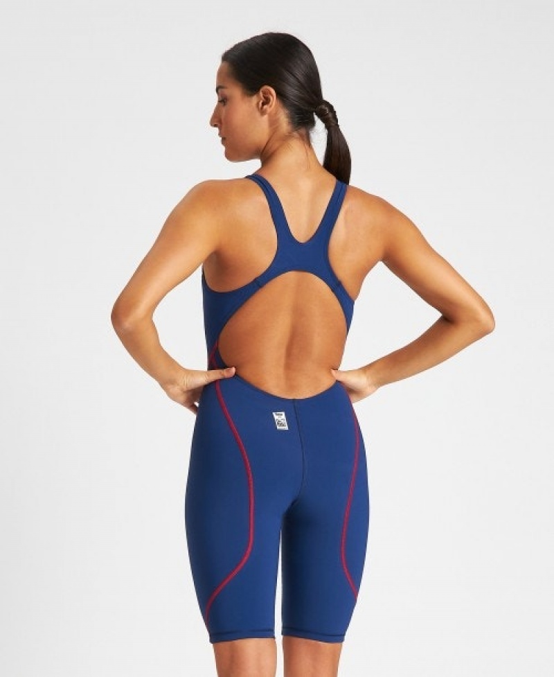 Navy Arena Powerskin St 2.0 - Open Back Women's Racing Suit | 30261043