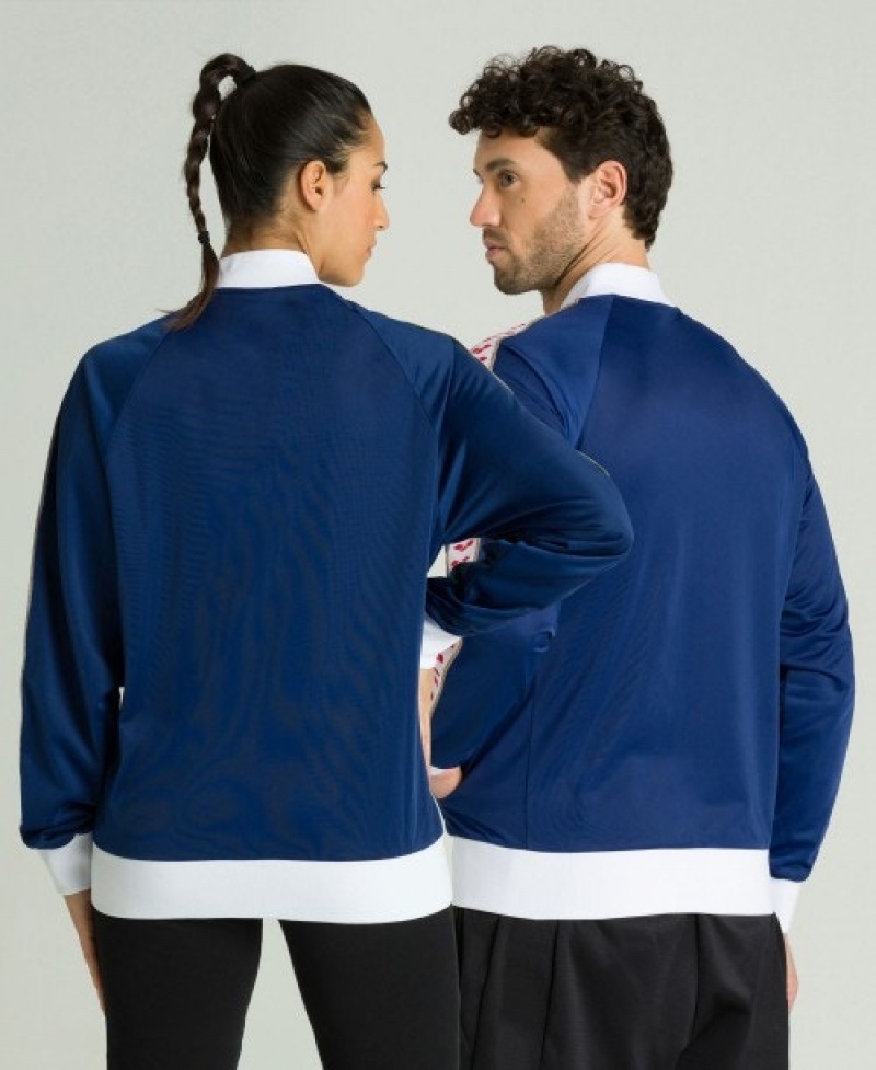 Navy Arena Relax Iv Nations Team Women's Jackets | 35895285