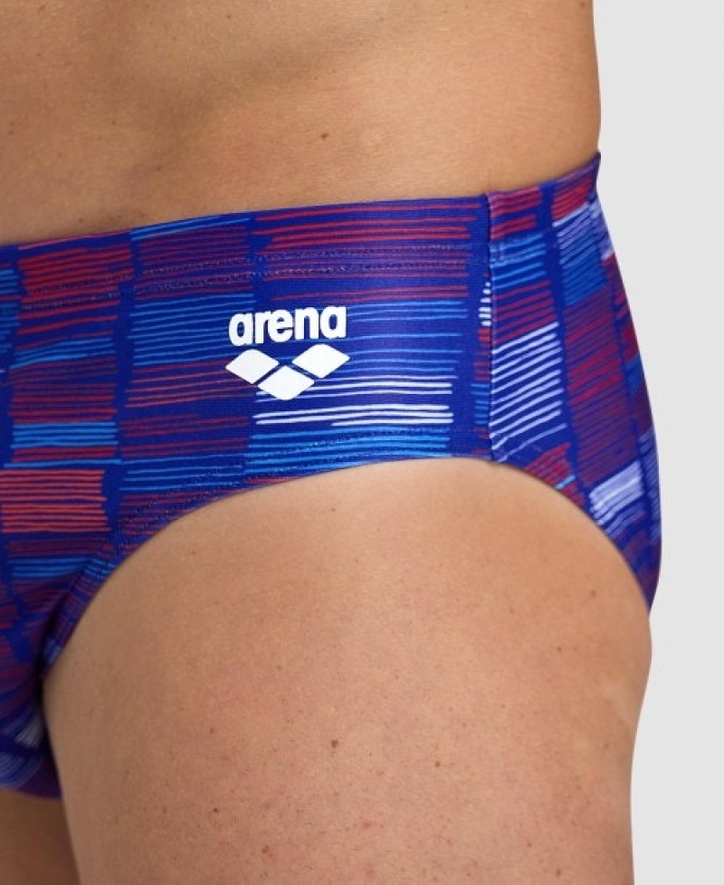 Navy Arena Slow Motion Men's Briefs | 31606438