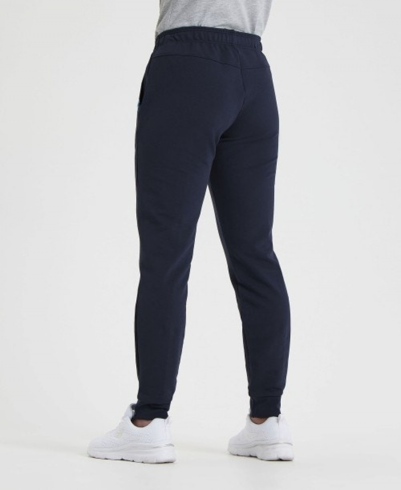 Navy Arena Solid Team Women's Pants | 22247249