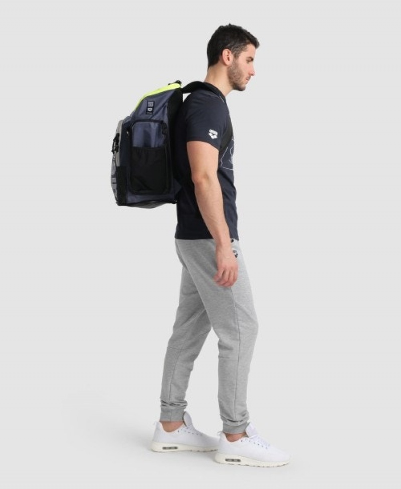 Navy Arena Spiky Iii 45 L Men's Backpacks | 2064770