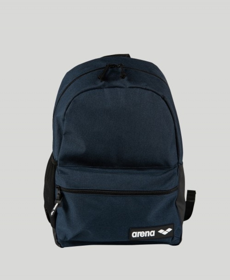 Navy Arena Team 30 L Men's Backpacks | 80871131