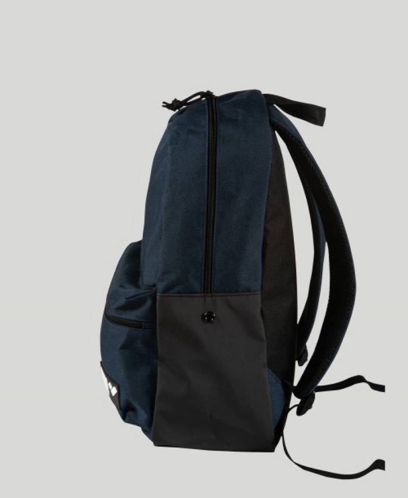 Navy Arena Team 30 L Men's Backpacks | 80871131