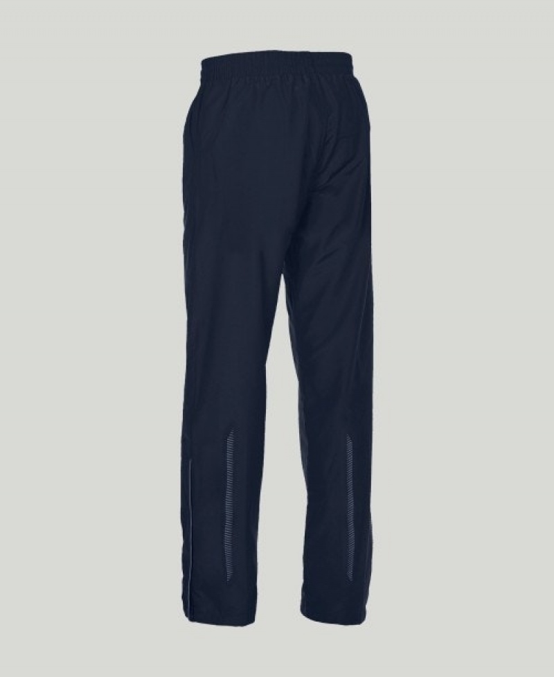 Navy Arena Team Line Warm-up Men's Pants | 53930705