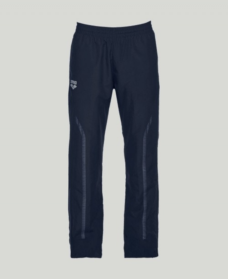 Navy Arena Team Line Warm-up Men's Pants | 53930705