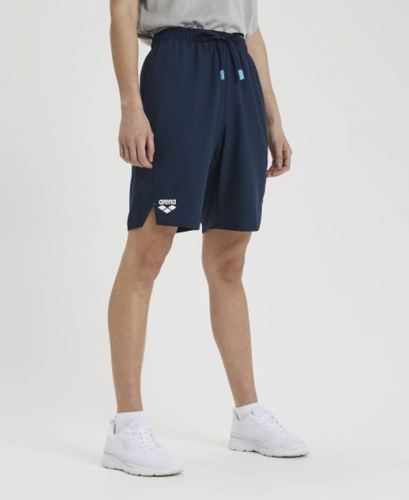 Navy Arena Team Men's Shorts | 5663714