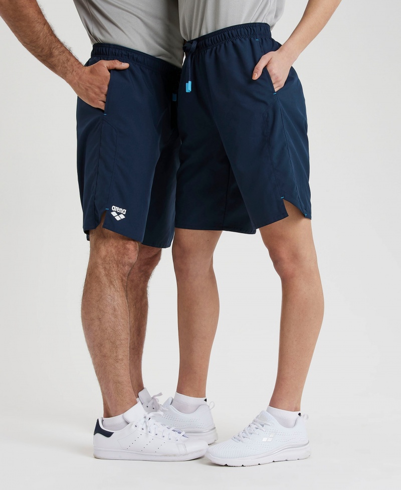 Navy Arena Team Men\'s Shorts | 5663714