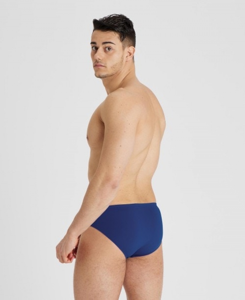 Navy Arena Team Solid Men's Briefs | 35843451