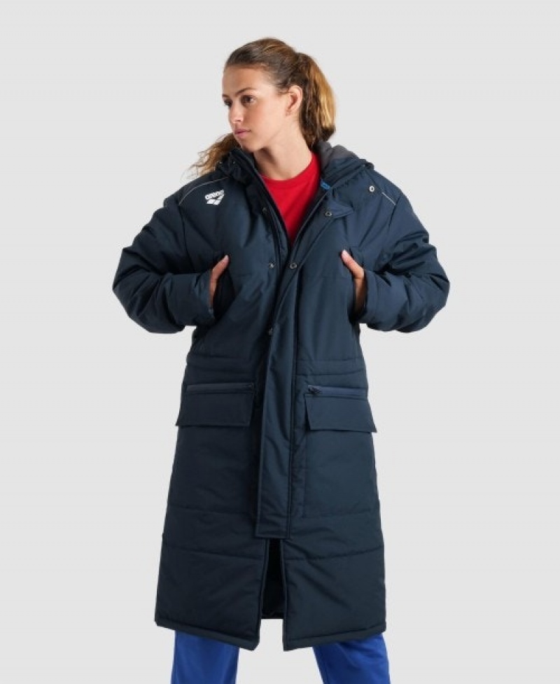 Navy Arena Team Solid Men's Parka | 70311060