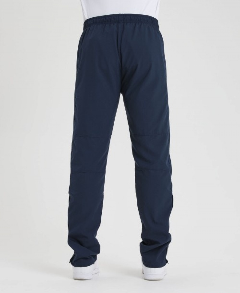 Navy Arena Team Sports Panel Men's Pants | 52396477