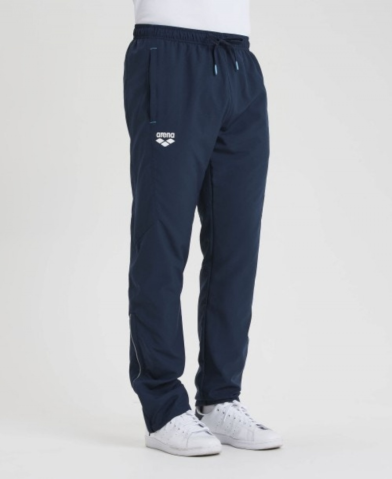 Navy Arena Team Sports Panel Men's Pants | 52396477