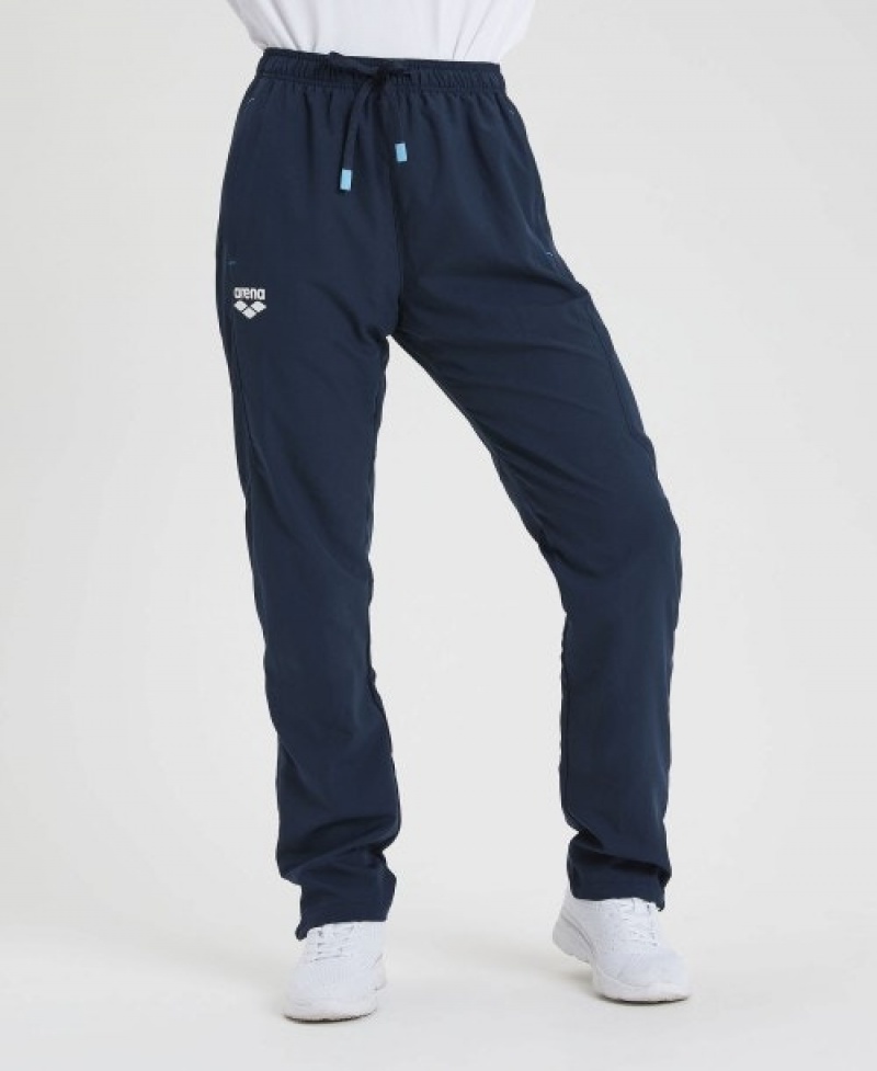 Navy Arena Team Sports Panel Men's Pants | 52396477