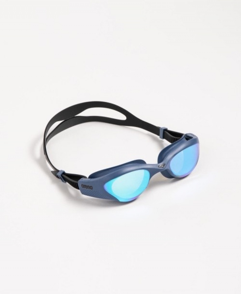 Navy Arena The One Mirror Men's Swimming Goggles | 53610588