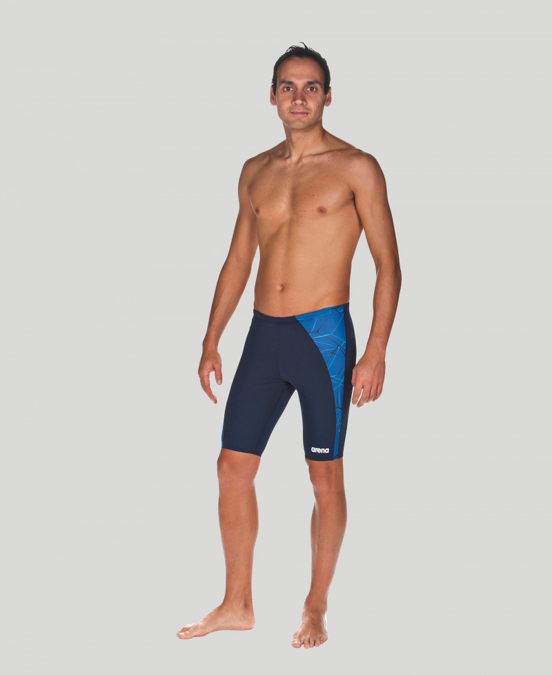 Navy Arena Water Jammer Men\'s Swim Shorts | 15531652