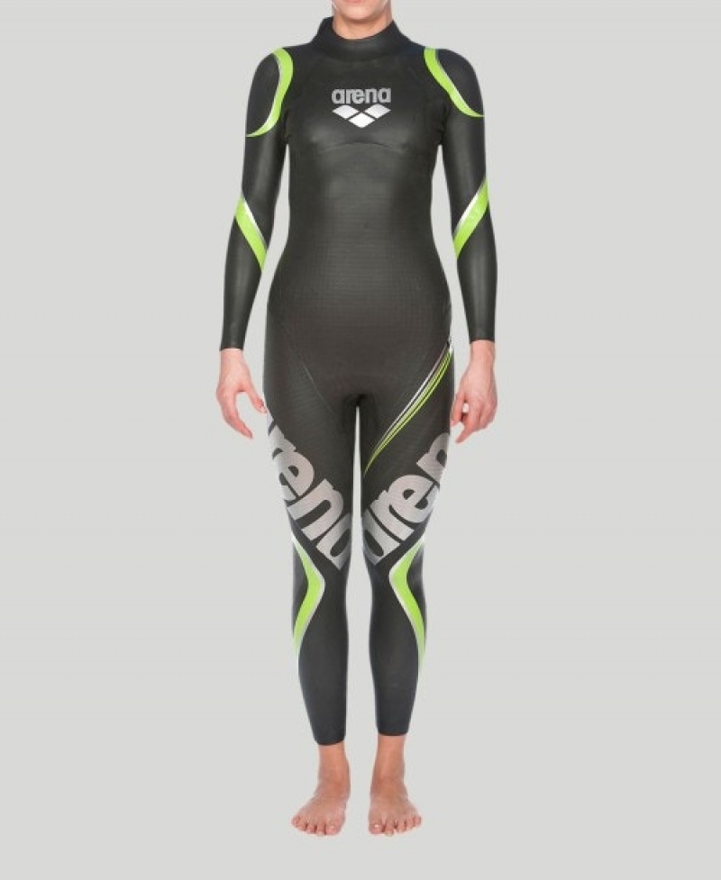 Olive Arena Carbon Triwetsuit Women's Wetsuit | 74533352