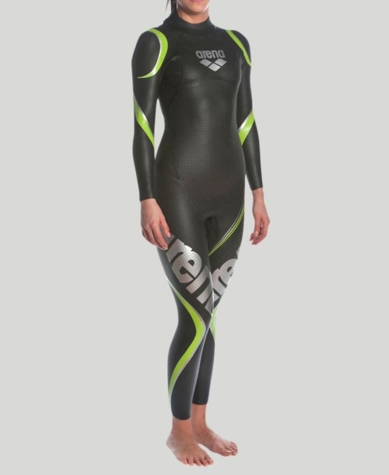 Olive Arena Carbon Triwetsuit Women's Wetsuit | 74533352