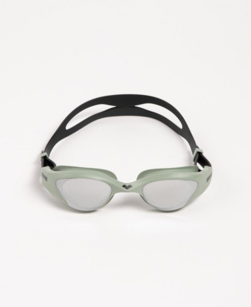 Olive Arena The One Mirror Men's Swimming Goggles | 58555243