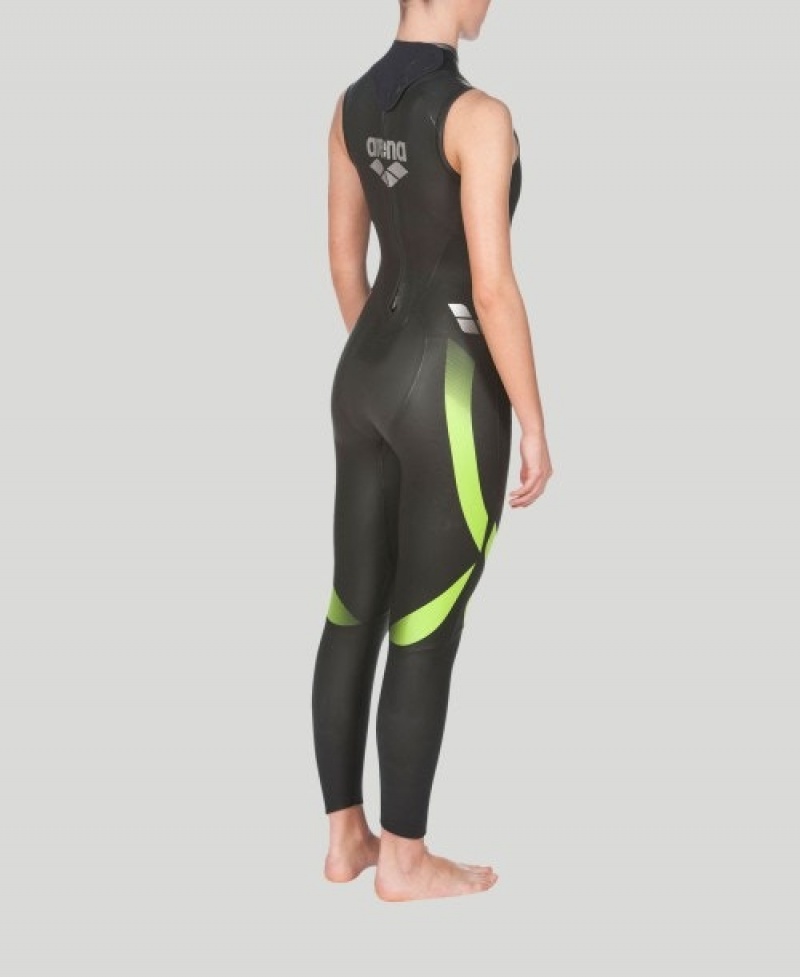 Olive Arena Triwetsuit Sleeveless Women's Wetsuit | 30874478