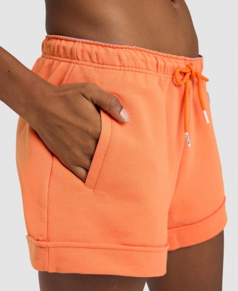 Orange Arena Icons Women's Shorts | 25257765