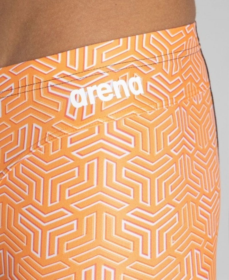 Orange Arena Kikko Jammer Men's Swim Shorts | 85895436