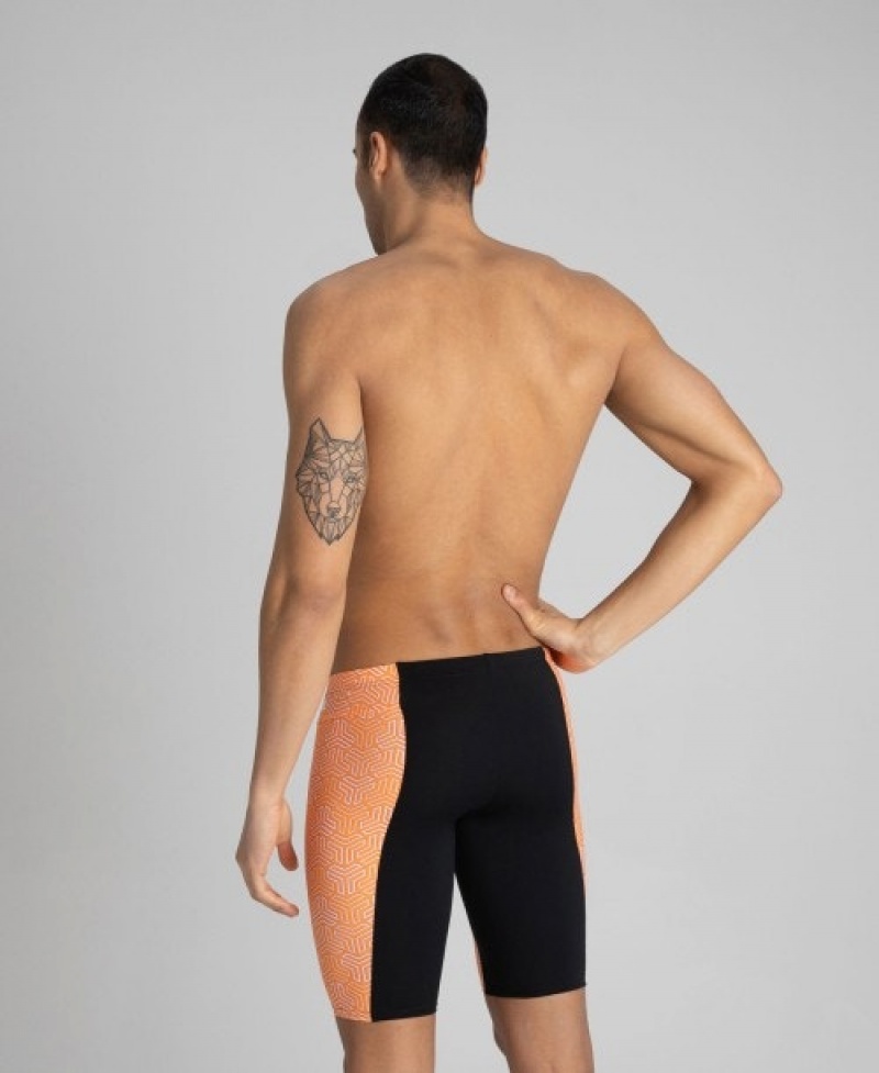 Orange Arena Kikko Jammer Men's Swim Shorts | 85895436