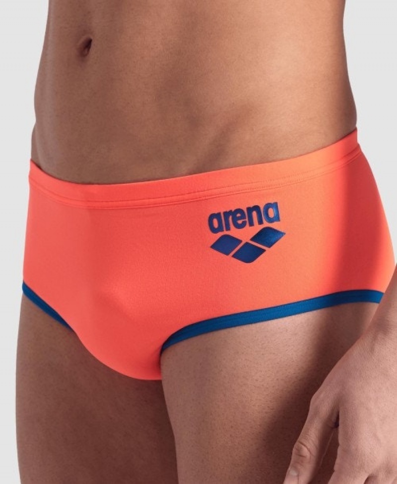 Orange Arena One Big Logo Men's Briefs | 58820151