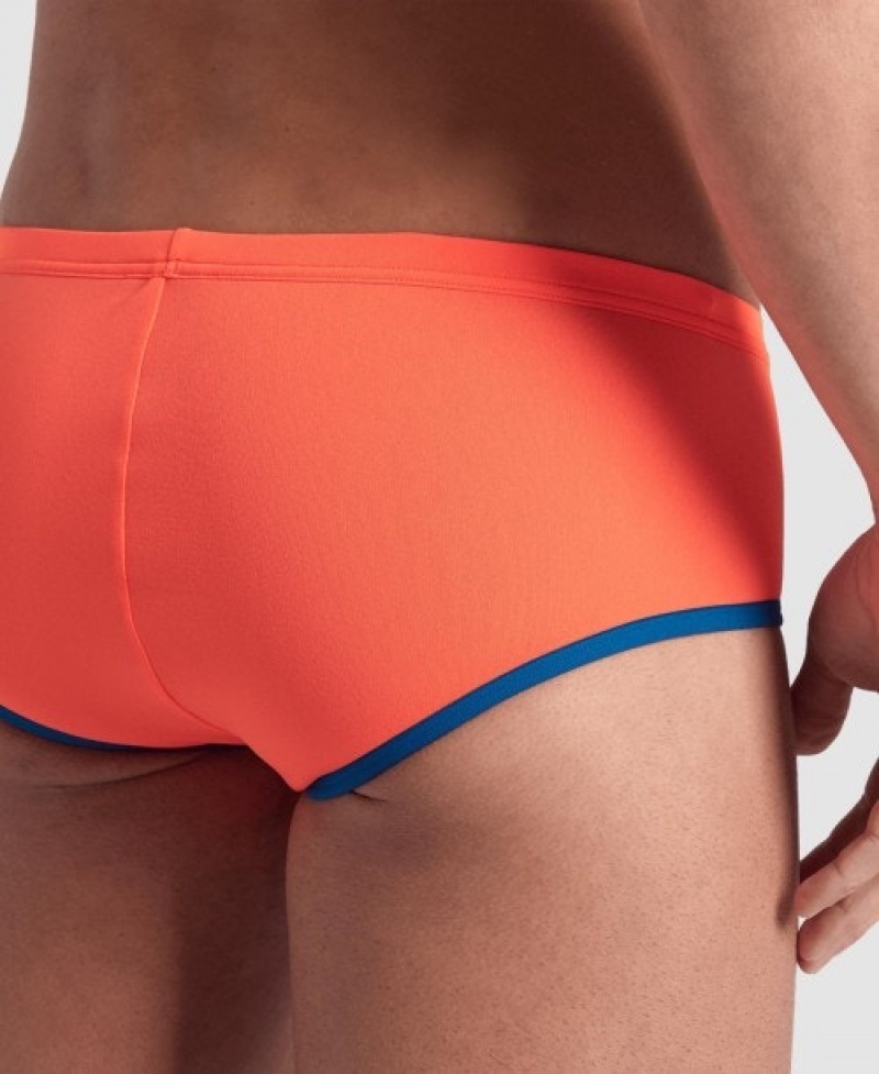 Orange Arena One Big Logo Men's Briefs | 58820151