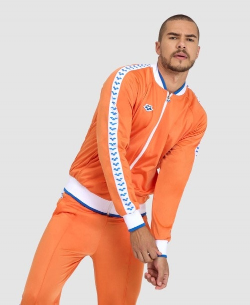 Orange Arena Relax Iv Team Full-zip Men's Jackets | 45400373