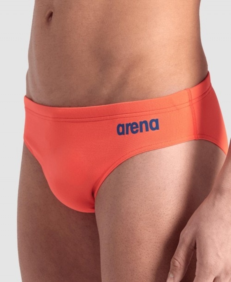 Orange Arena Team Solid Men's Briefs | 27590403