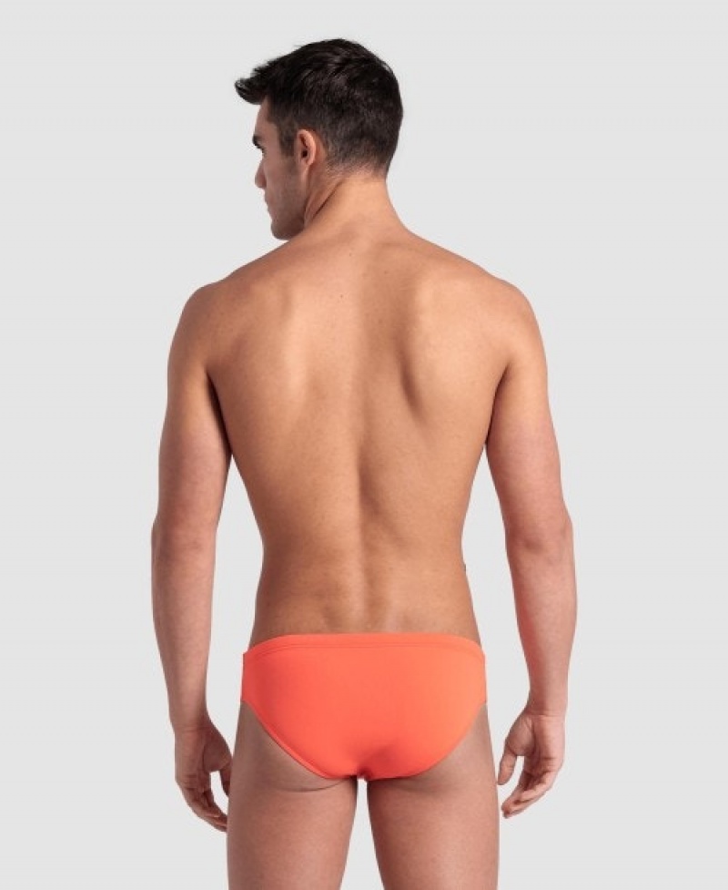 Orange Arena Team Solid Men's Briefs | 27590403