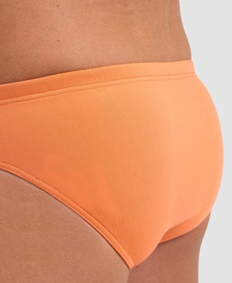 Orange Arena Team Solid Men's Briefs | 86240292