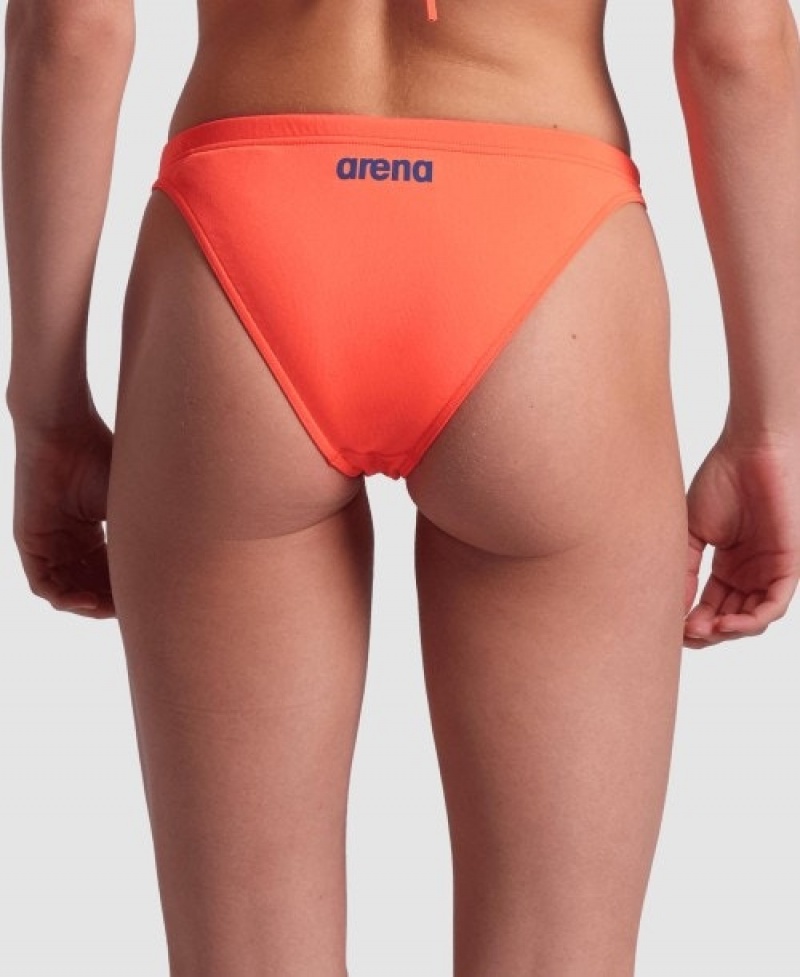 Orange Arena Team Solid Women's Bikini Bottoms | 70115168