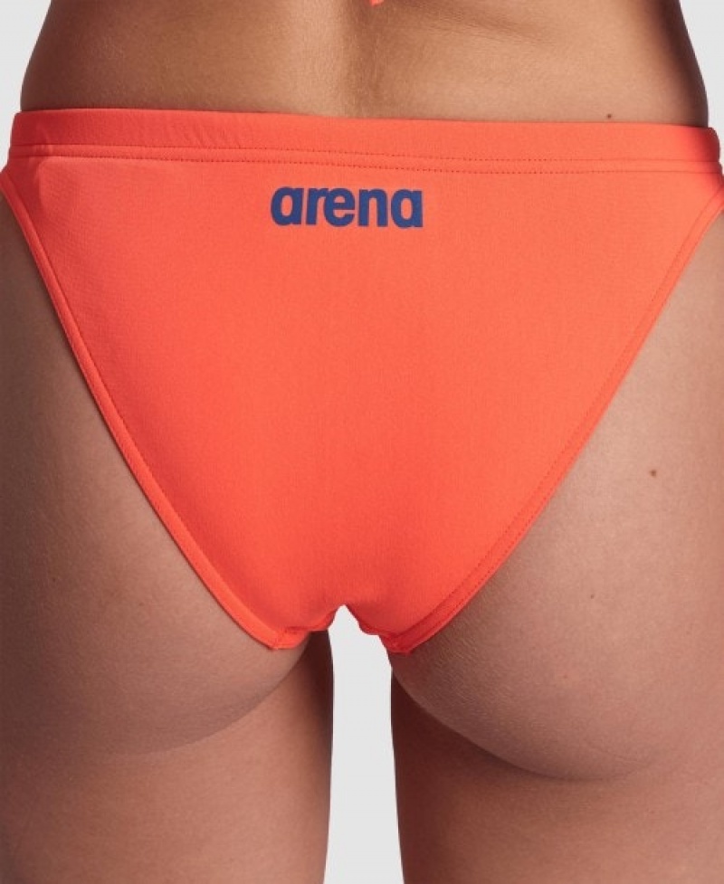 Orange Arena Team Solid Women's Bikini Bottoms | 70115168